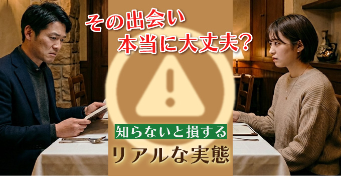 交際クラブはやばい？危険？初心者男女が知るべきリアルな実態と安全な見極め方イメージ